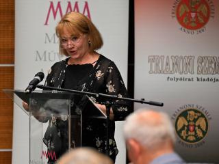 Pregitzer Fruzsina a Trianoni Szemle 2023 évi Különszámok bemutatóján_2023. június 12- MMA Irodaháza - Élő folyóirat est