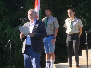 Szidiropulosz Archimédesz beszéde (fotó: Farnady Gyula)