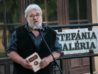 Bucz Honor színművész  a 2015 június 3-án a HM Stefánia kiállításmegnyitón