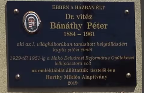 emléktábla