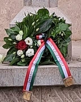 2023.06.04. Csillaghegyi Országzászló megemlékezés- Koszorú- Kutaóintézet